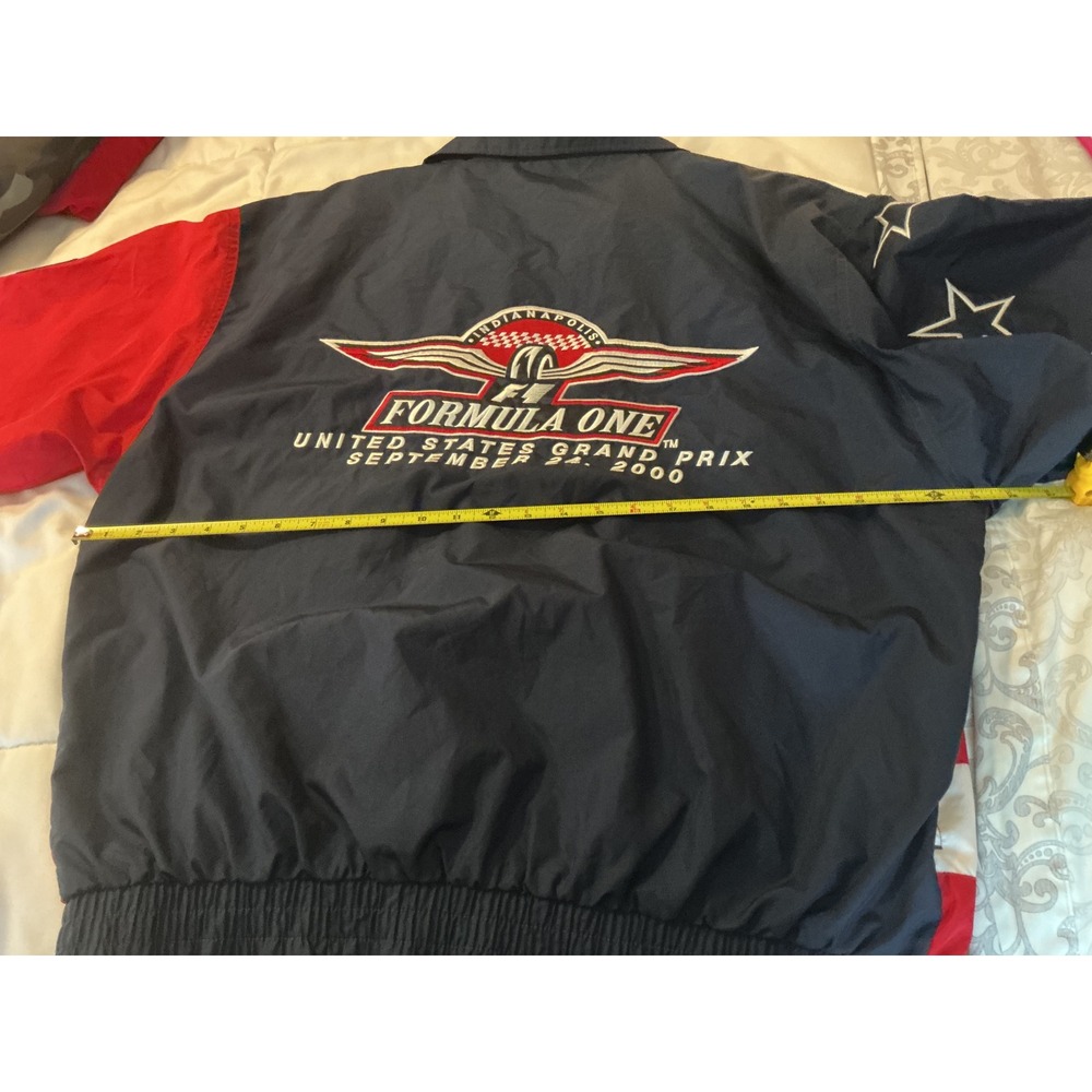 Logo Athletic Formula 1 USGP 2000 Indianapolis Windbreaker Jacket Mens Large L - Picture 13 of 13